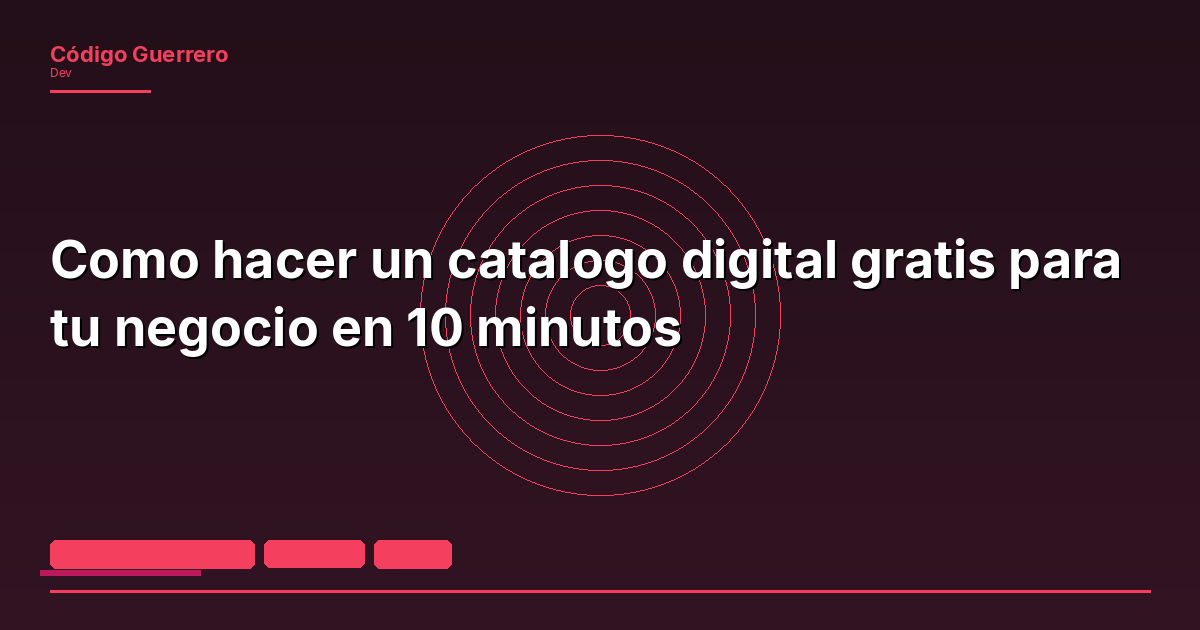 Como hacer un catalogo digital gratis para tu negocio en 10 minutos