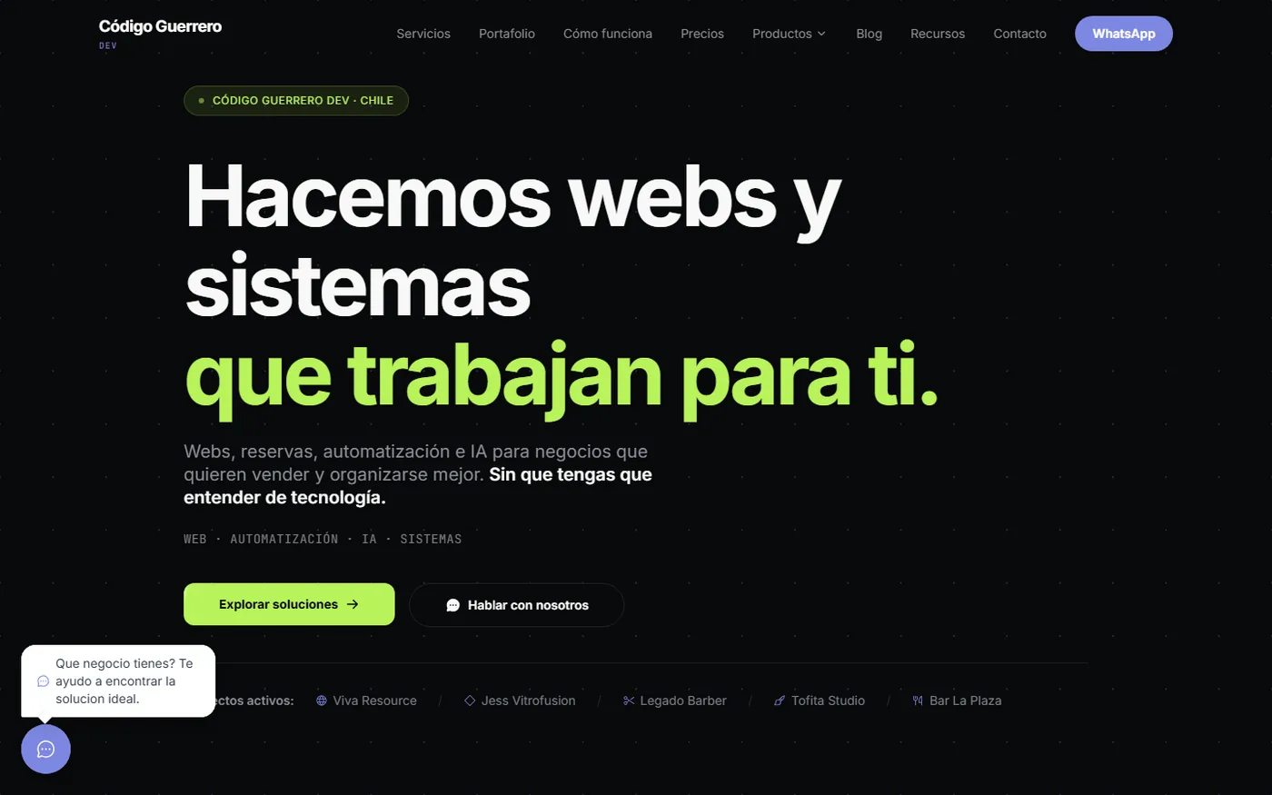 Captura de Este mismo sitio