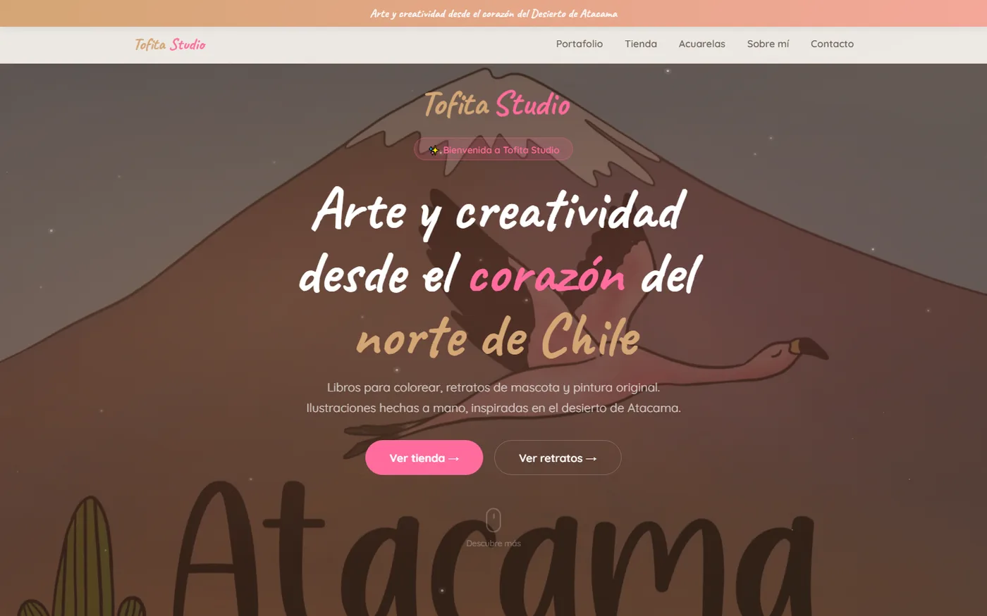 Captura de Tofita Studio
